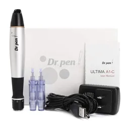 Electric Dr Pen Ultima A1 Derma Pen Wired Professional Tattoo Micro Needling Derma Pen Rolling System Therapy Facial Tools