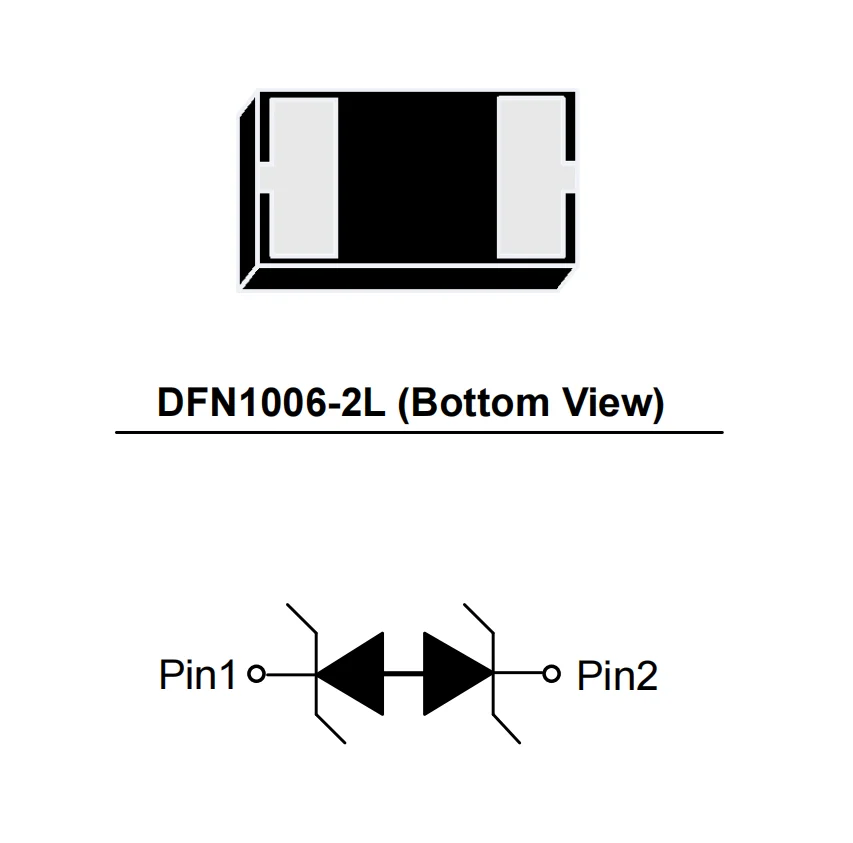 

50pcs/lot TVS Diode ESD5431N-2/TR ESD5451N DFN1006-2L ESD5451Z ESD5431Z DFN0603-2L ESD5451R DFP1006-2L New Original