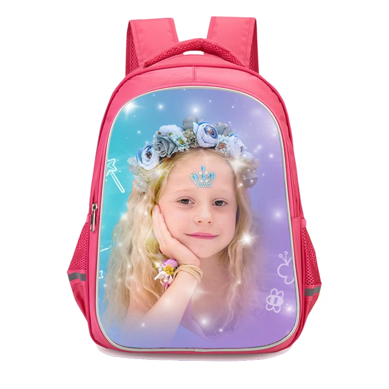 Girls Like Nastya Print Casual Mochila Escolar backpack School Bag For Teenager Girl Waterproof Backpacks Female