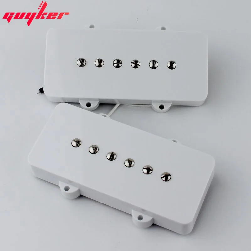 1 Set Alnico White Guitar Pickup for Jazz Guitar