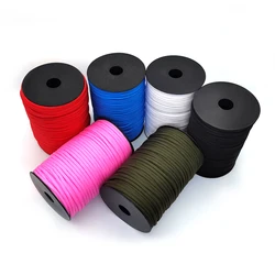100Meters 550 Military Standard 7-Core Paracord Rope 4mm Outdoor Parachute Cord Survival Umbrella Tent Lanyard Strap
