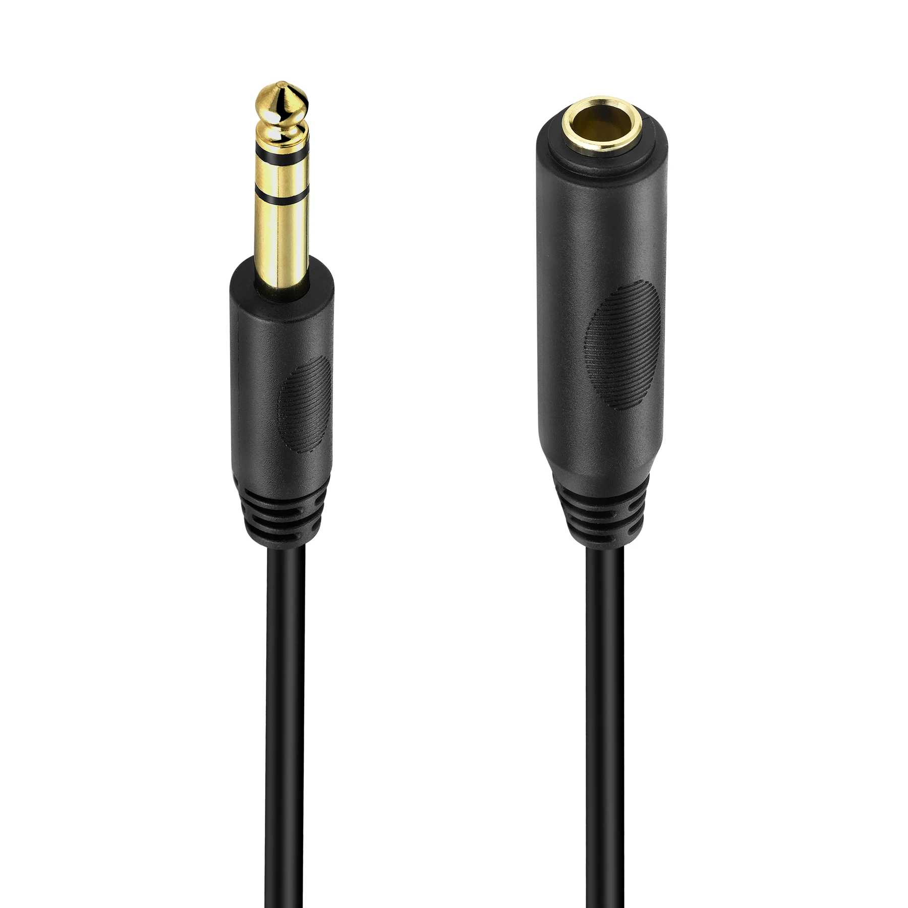 Bochara Gold Plated 1/4\'\' 6.35mm Stereo Male to Female Extension Cable 1.8m 3m 4.5m 6m