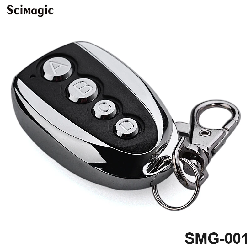 

Universal garage door remote control 433MHz 4 Buttons Remote Control Duplicator for Gate Door Opener Keychain