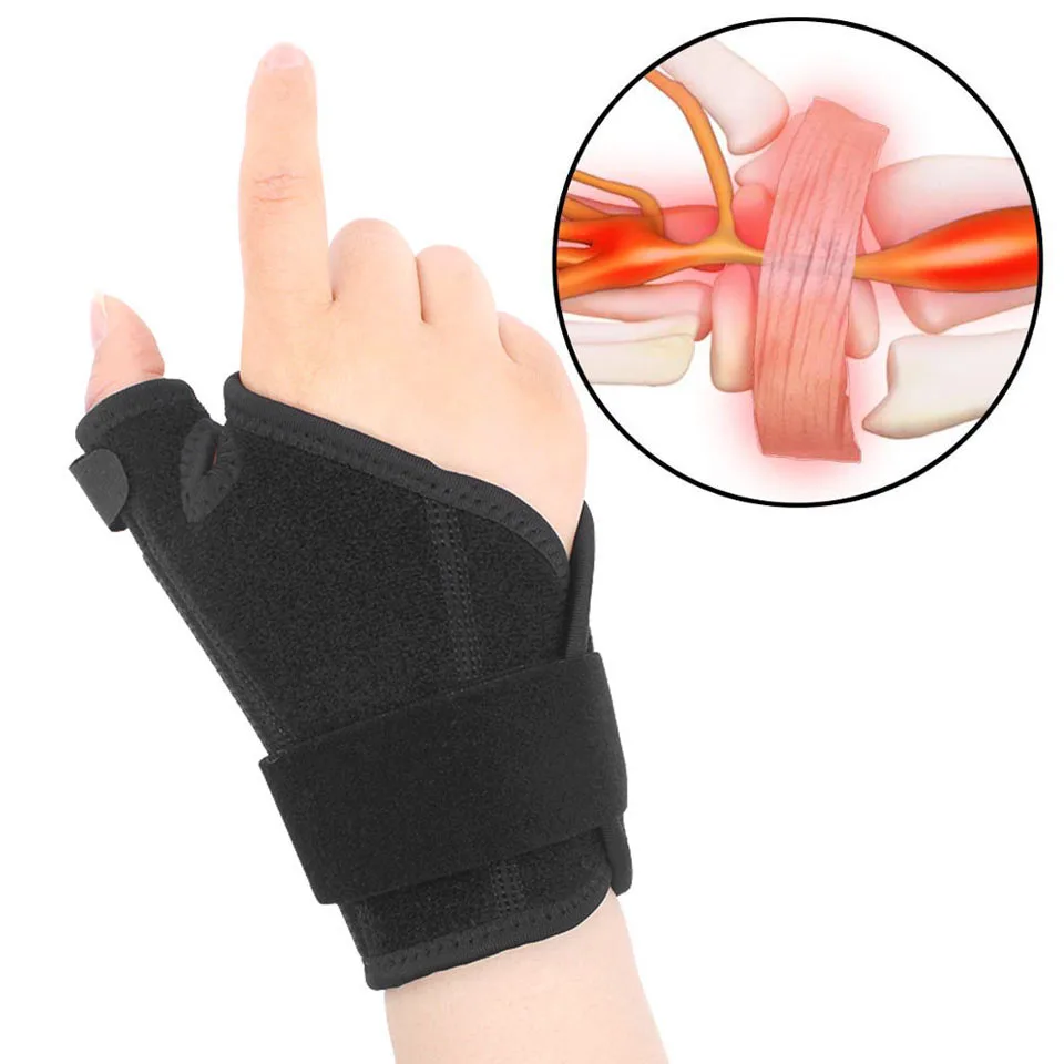 Adjustable Wrist Thumb Hand Support Brace Thumb Splint With Wrist Support Brace-Thumb Brace for Hand Finger Sprain Protection