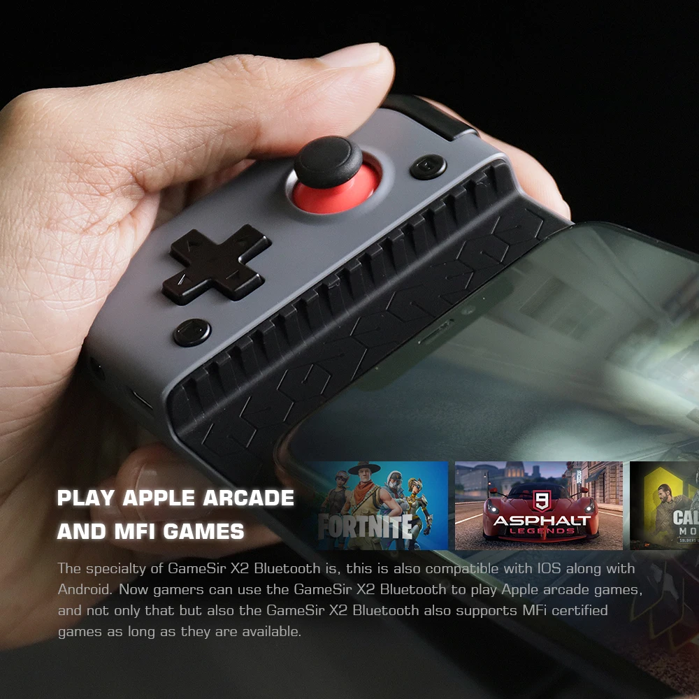 Gamesir-x2 gamepad sem fio, bluetooth, para android, apple, iphone, nuvem, jogos, xbox, game pass cloud