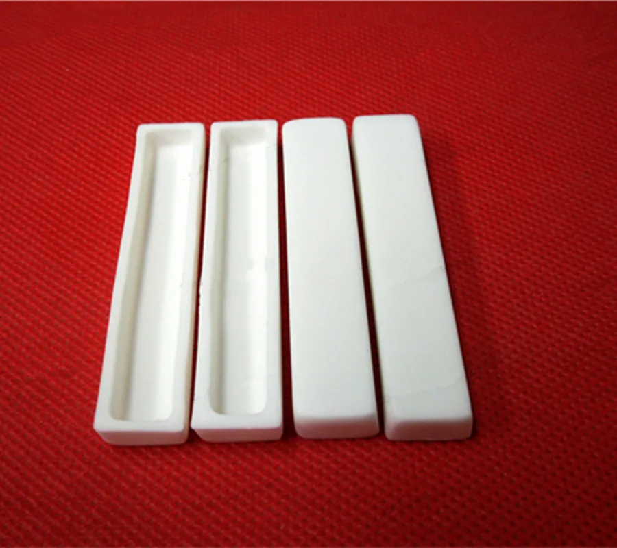 99% alumina Corundum crucible/70x12x7mm/ rectangular corundum crucible/ High temperature resistance/Al2O3 ceramic crucible