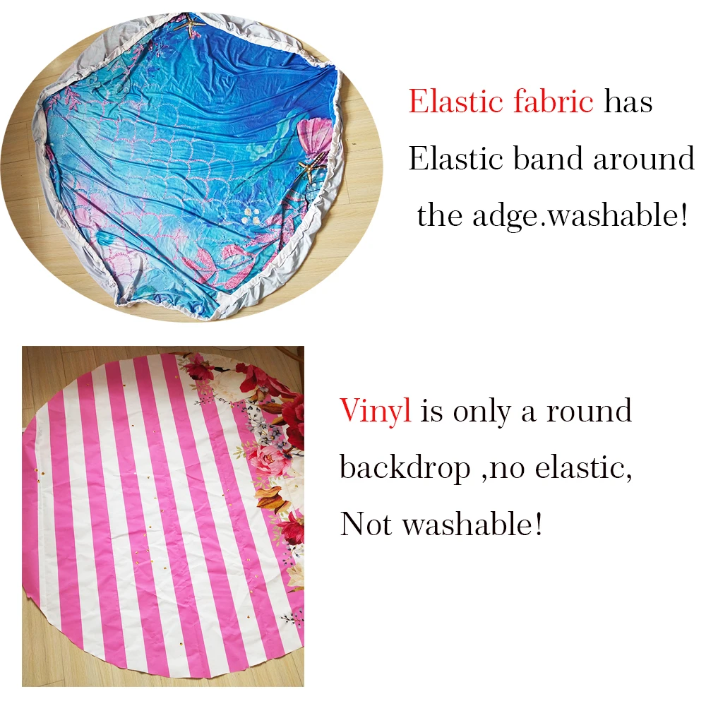 Weihnachten Runde kreis hintergrund neue jahr ereignis Kulisse neugeborenen geburtstag Party tisch banner sockel abdeckungen YY522