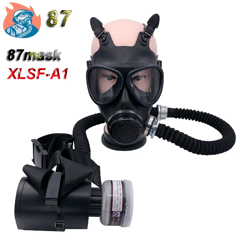 

Type 87 electric blower breathing gas mask high quality Multipurpose spray paint Wind increases oxygen Safety Protective mask