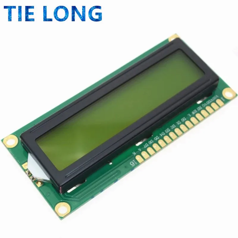 1PCS LCD1602 1602 module green screen 16x2 Character LCD Display Module.1602 5V green screen and white code for arduino