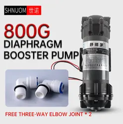 BZ2800W Water Filter Parts 800G Motor 800 Gallon 24V Silent Diaphragm Pure RO Water Double Pump Head in Reverse Osmosis System