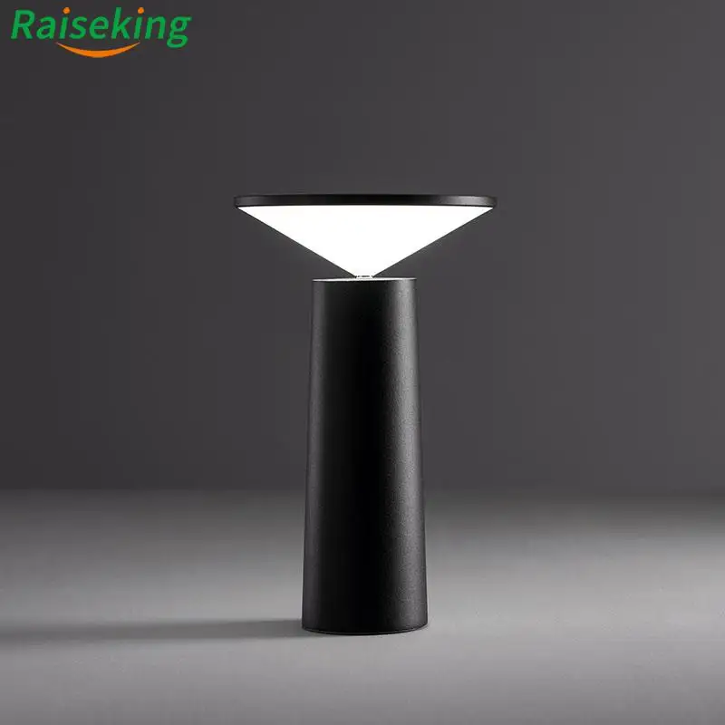 Smart Led Night Light Chargeable Desk Lamp Restaurant Cordless Table Lamp With Dimmable Brightness And Usb Charging Port
