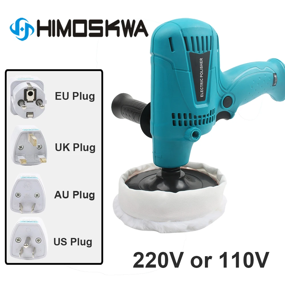 

110VAC Car Polisher 600W Variable Speed 2800rpm for Car Paint Care Tools Polishing Machine polisher US plug