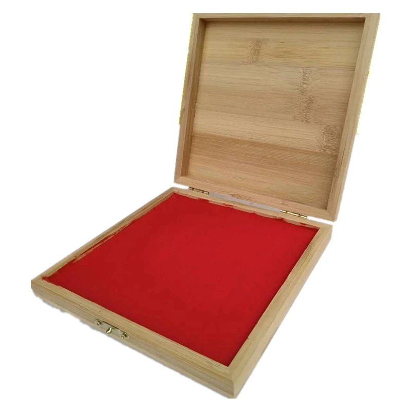 Sponge Printing Pad, Bamboo Printing Pad, Quick Drying, Square, Large-Size Printing Pad, Monochrome Wood, Taoist Products