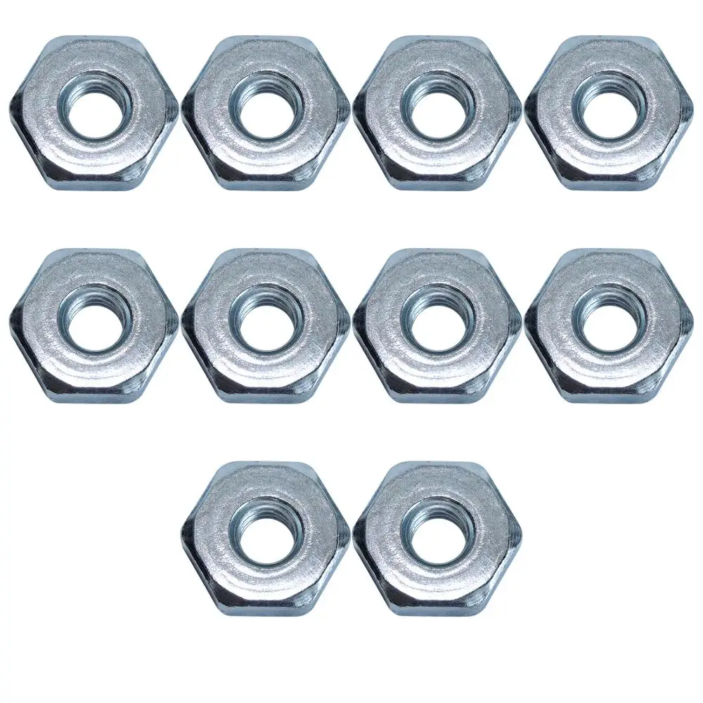 10pcs/lot Sprocket Cover Bar Nut For STIHL MS170 MS170C MS180 MS200 MS200T MS210 MS230 MS250 Chainsaw Spare Tool Part бензопила