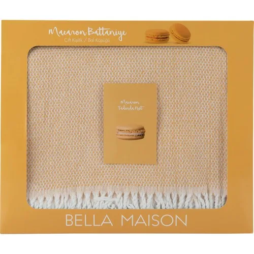 Bella Maison % 60 Cotton Macaron Single Personality Honey Foam Blanket (150 X200 Cm)