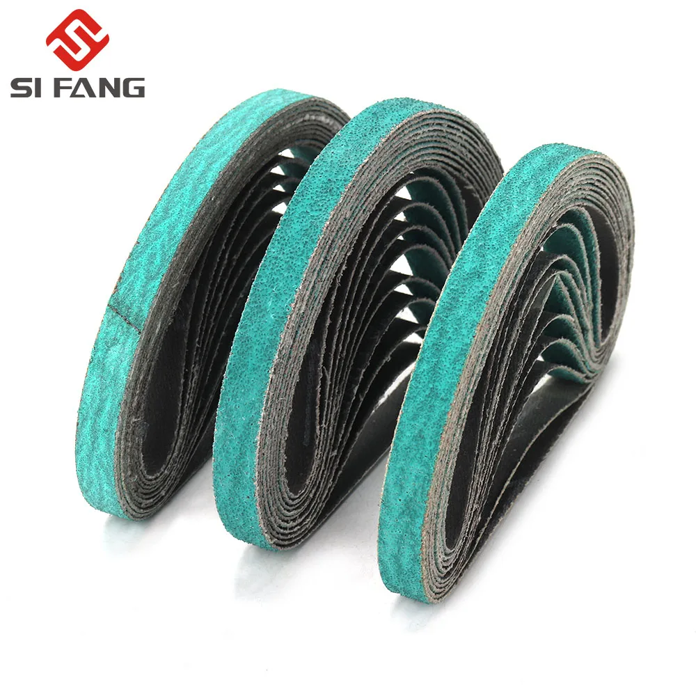 5PC Nhám Băng Chà Nhám 10*330Mm Nhám Đai Nhám Kèm Máy Xay Máy Đánh Bóng Điện Phụ Kiện Dụng Cụ Gỗ Mềm Mại kim Loại Đánh Bóng