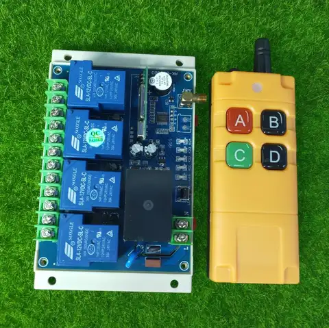 RF 무선 리모컨 스위치 리시버 송신기, 릴레이 전원 컨트롤러, AC 220 V, 250V, 380V, 4 CH, 30A, 433mhz, 315mhz Best5 RF 무선 리모컨 스위치 리시버 송신기, 릴레이 전원 컨트롤러, AC 220 V, 250V, 380V, 4 CH, 30A, 433mhz, 315mhz Best5