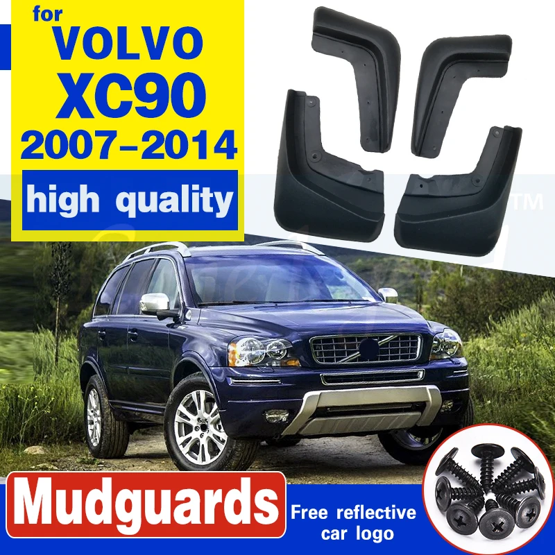 

For VOLVO XC90 2007-2014 Mudflaps 2008 2009 2010 2011 2012 2013 Front Rear Car Mud Flaps Splash Guards Mud Flap Mudguards Fender