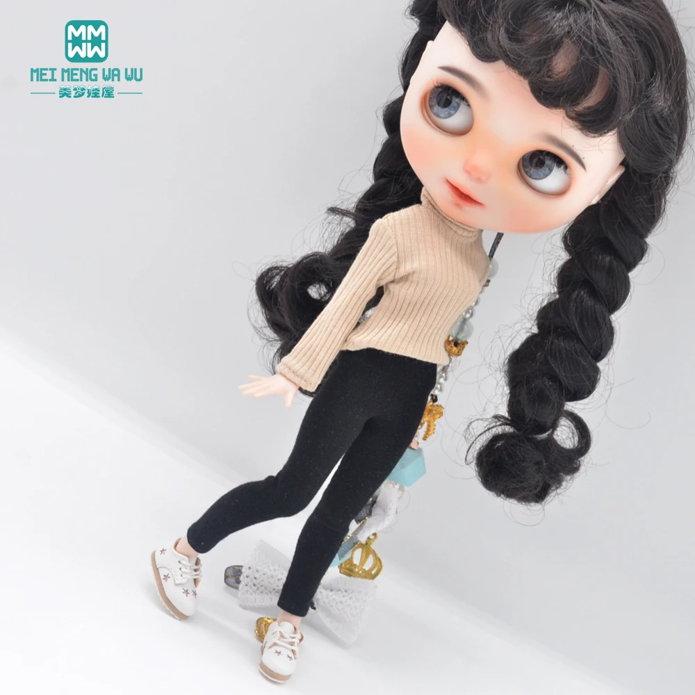 Passend für Blyth Azone OB22 OB24 Puppenkleidung und Zubehör, bonbonfarbener Rollkragenpullover, Leggings – Detail 23
