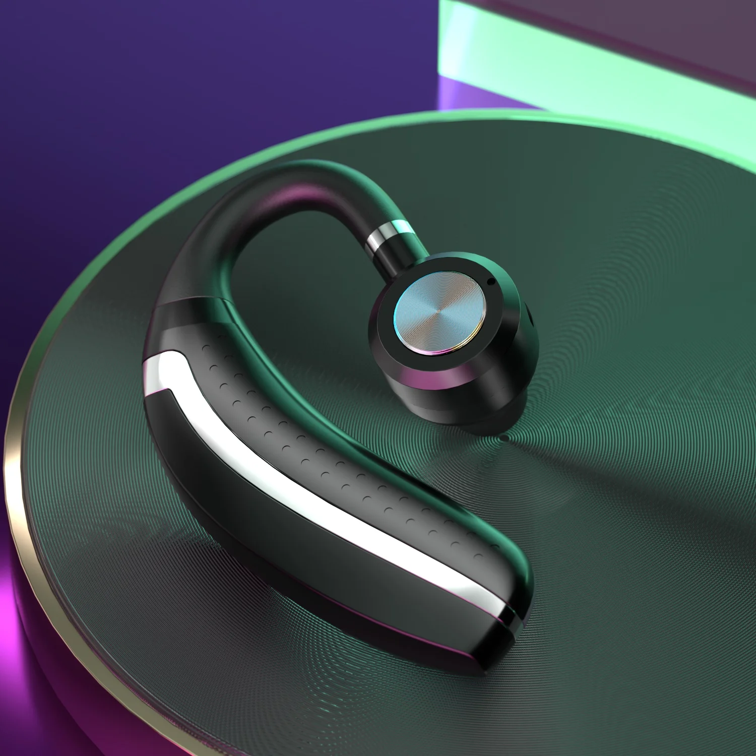 Vside-매달린 귀 헤드셋 무선 블루투스 헤드폰 핸즈프리 통화 이어버드 비즈니스 자동차 운전자를 위한 25 시간 재생