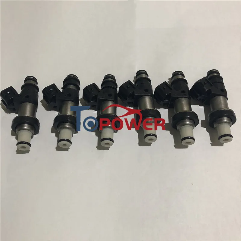 Fuel Injectors 06164-P8E-A00 Gas Petrol Methanol For Acuraa TL CL MDX Hondaa Odyssey Pilot V6 3.2 3.5L Nozzels 06164P8EA00 FJ339