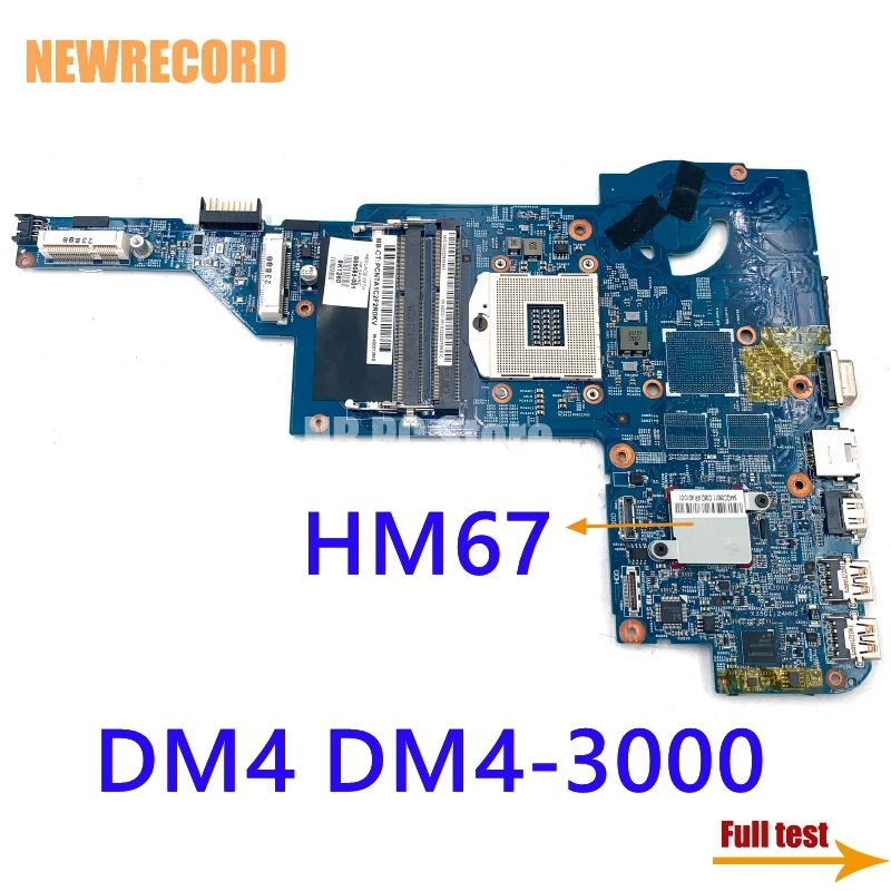 

For HP Pavilion DM4 DM4-3000 48.4QC05.011 669085-001 669085-501 Laptop Motherboard HM67 GMA HD3000 DDR3 Full Test