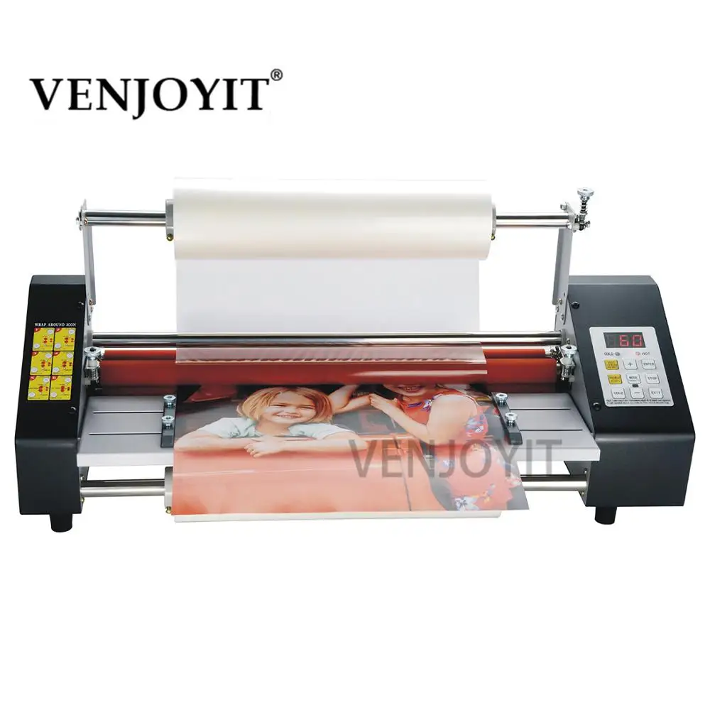 I9460T digital laminator 2020 version Laminator A2 size 44cm wide cold hot roll laminator 220V/110V