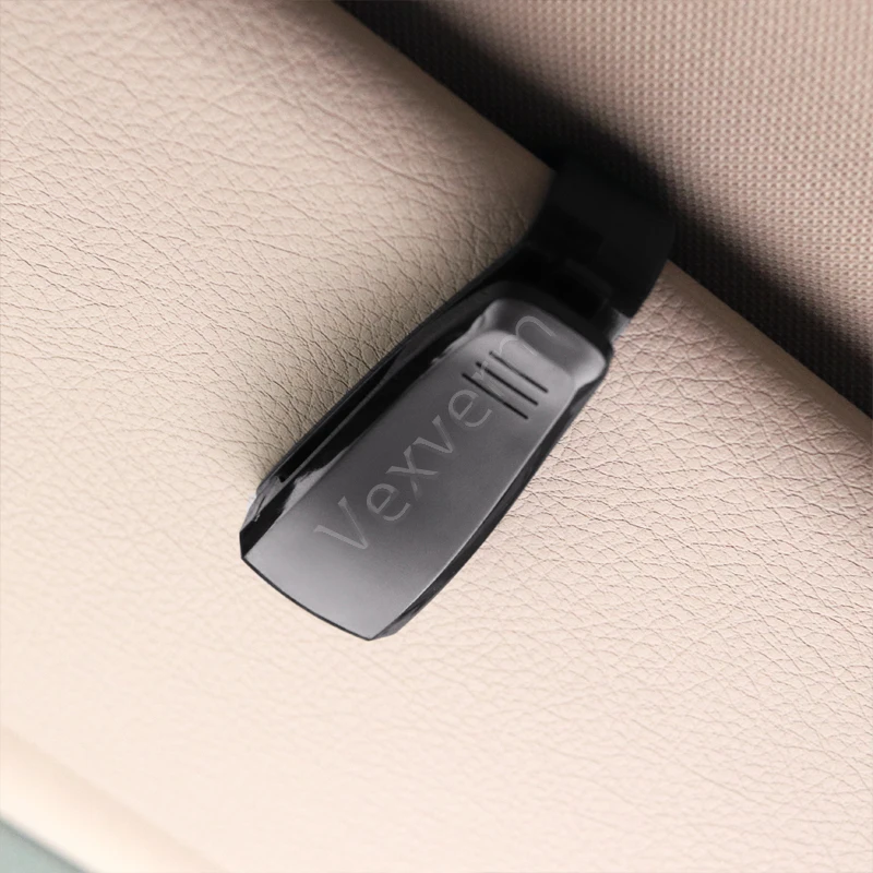 Car Sun Visor Sunglasses Eyeglasses Glasses Holder Ticket Clip Multi-Function Auto Fastener Clip Auto Accessories Car Styling