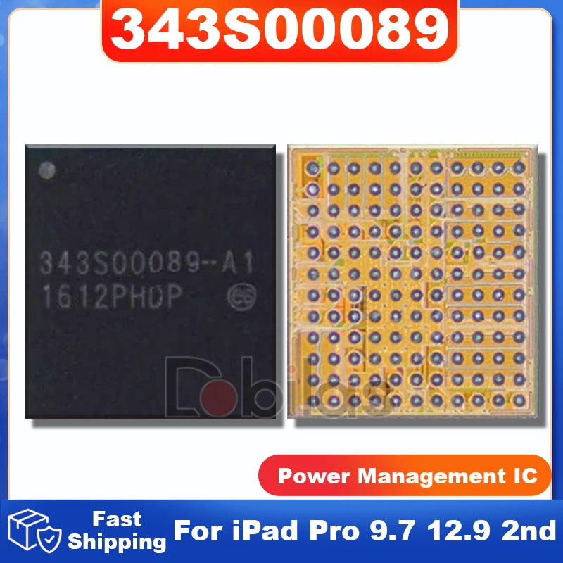 

1Pcs 343S00089 For iPad Pro 9.7 12.9 2nd Generation Power Management IC BGA Power IC 343S00089-A1 Integrated Circuits Chipset