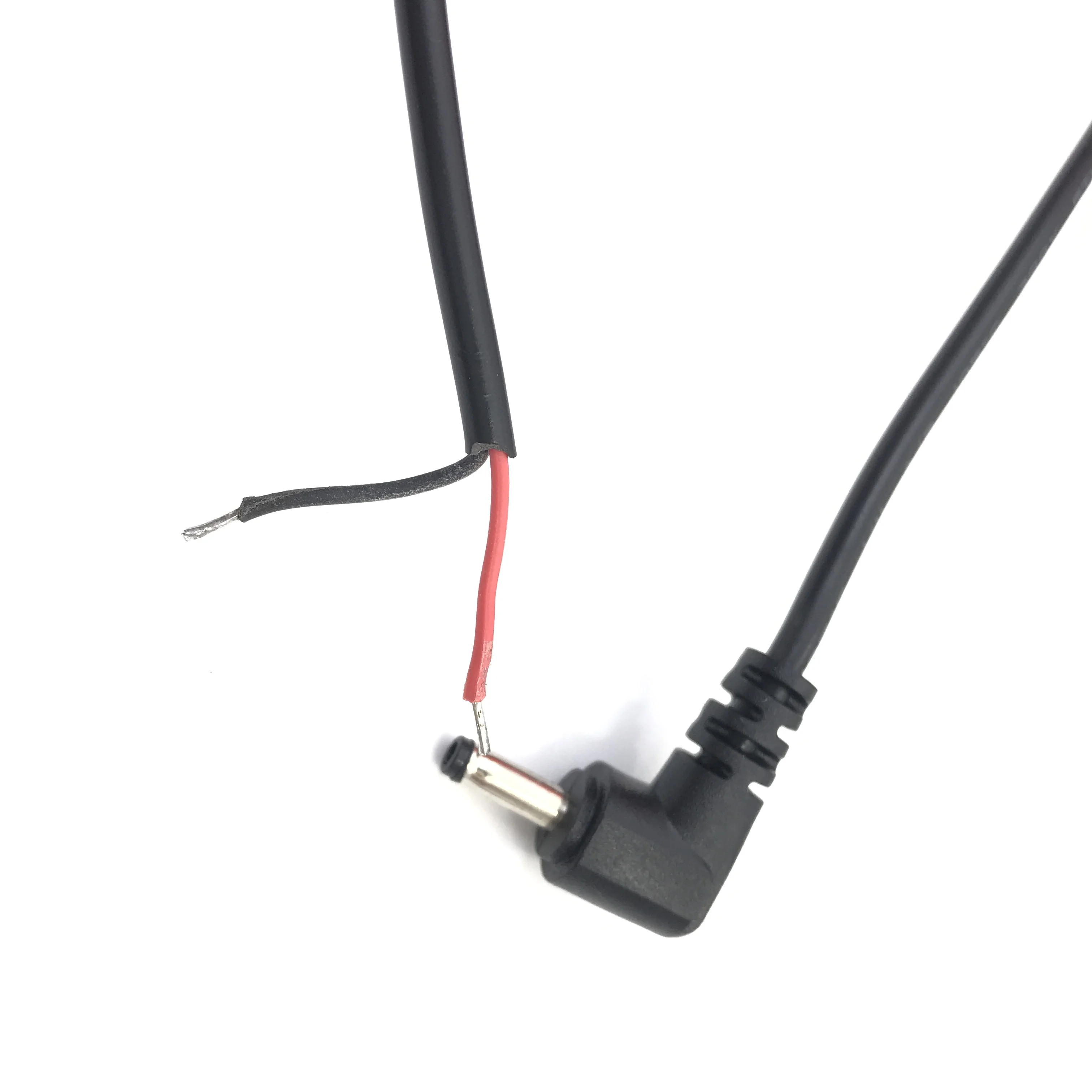 1pcs DC 3.5*1.35mm  power plug 90 degree elbow single male 3A 0.3MM2 3.5*1.35mm all copper wire cable 30cm