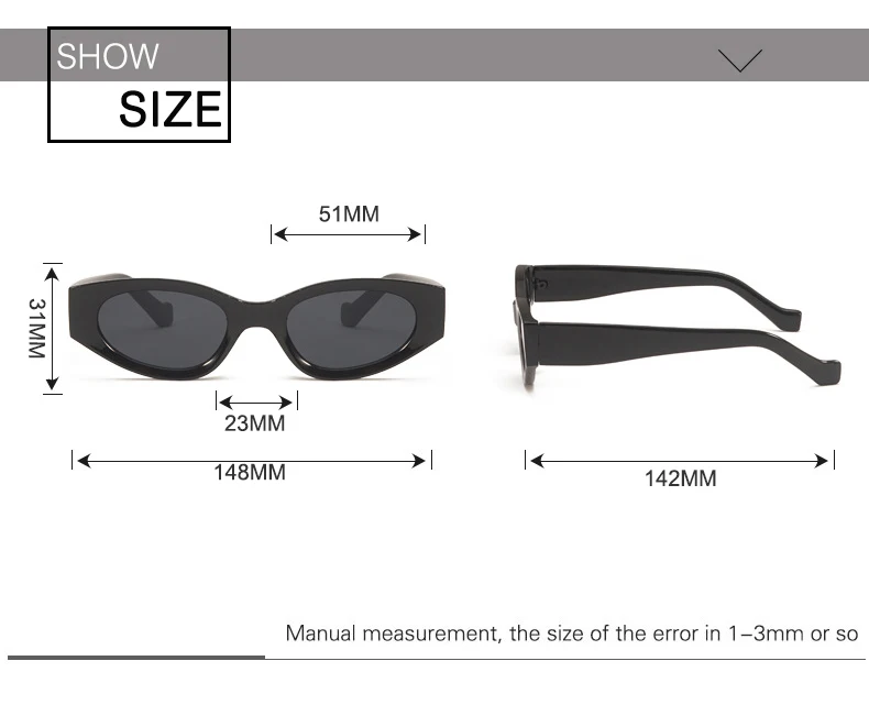 OEC CPO Vintage Cat Eye Sonnenbrille, grüner Punk-Stil, UV400-Schutz, ovale Form, modische Brillen für Damen und Herren – Detail 2