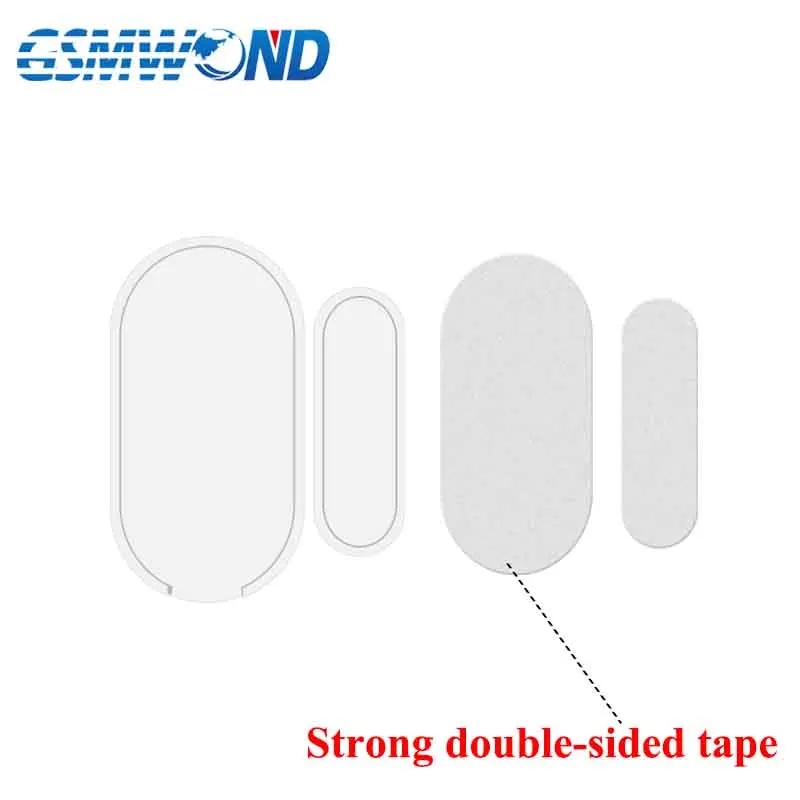 New 433MHz Wireless Door Open Detector For GSM Alarm System, Door magnet sensor, built-in antenna