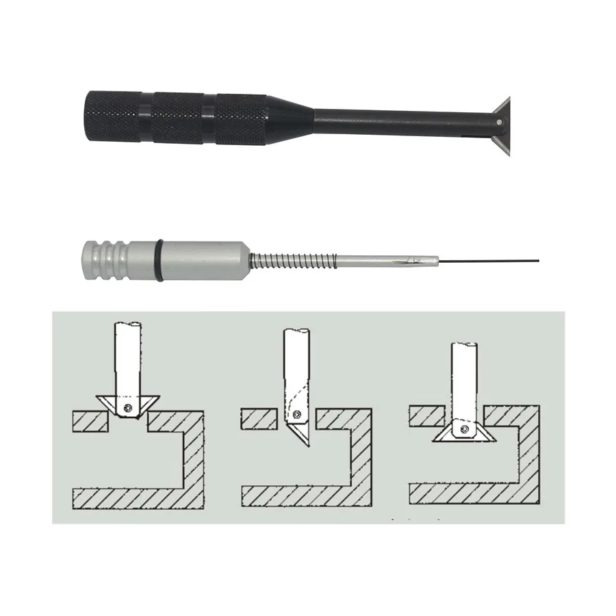 RC1000 RC2000 RC2200 Flip Type Deburring Knife Internal External Chamfering Cross Hole Burr Scraper Trimmer BR1001 BR2001 BR3001