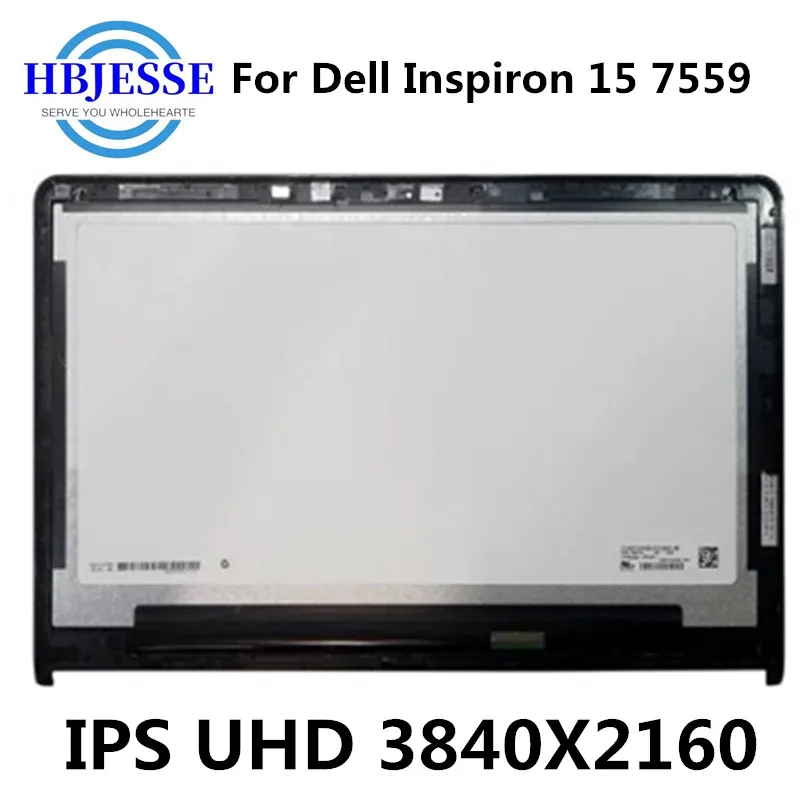 Test dobrze 4K dla Dell Inspiron 15 7559 Wyświetlacz LCD Ekran dotykowy z ramką UHD 3840x2160 DWJ0R, 0DWJ0R 53FC4 053FC4