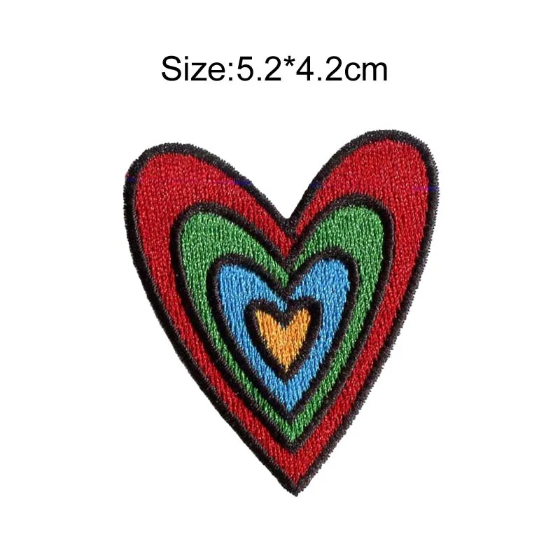 Banana Lemon fruit Peach Watermelon Fruit Embroidery Patches for Clothing Iron on Kids Clothes Appliques Badge Stripes Sticker