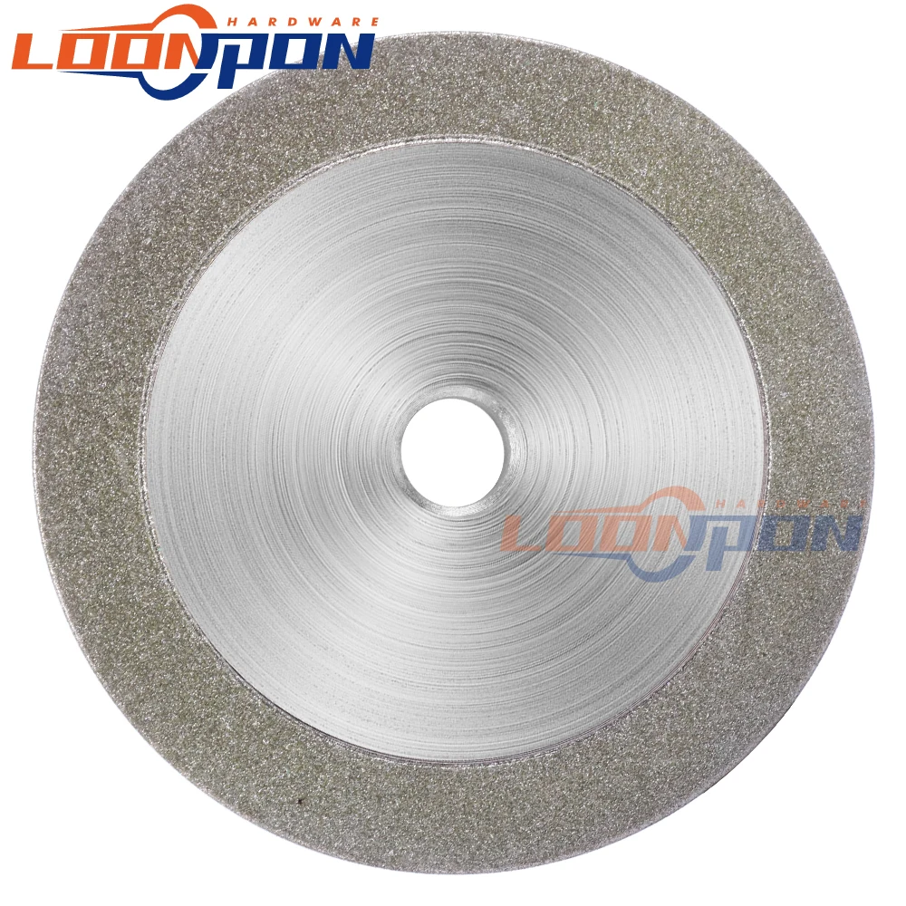 

78mm Diamond Grinding Wheel Electroplating Flat Cutter Tool For Grind Hard Alloy Tungsten Steel Milling 150 Grit