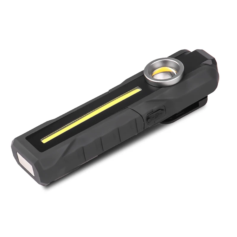 LED Flashlight COB Super Bright Lamp 4 Lighting Modes Torch Tactical Light Tail magnet for Camping Rechargeable Light 10W