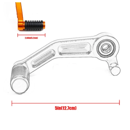 Imagen 2 del producto RC390 RC250 RC125 RC200 para DUKE 125 200 250 390 2013-2020 palanca de freno de pie de motocicleta y palanca de cambio de marchas par de Pedal de aluminio