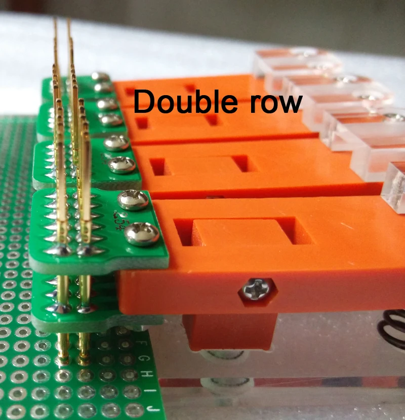 DYKB 2.00 millimetri spaziatura banco di Prova PCB clip di Morsetto di Fissaggio Sonda pogo pin Download del Programma Bruciare 3P 4P 5P 6P 7P 8P 9P 10P 3pin-10P