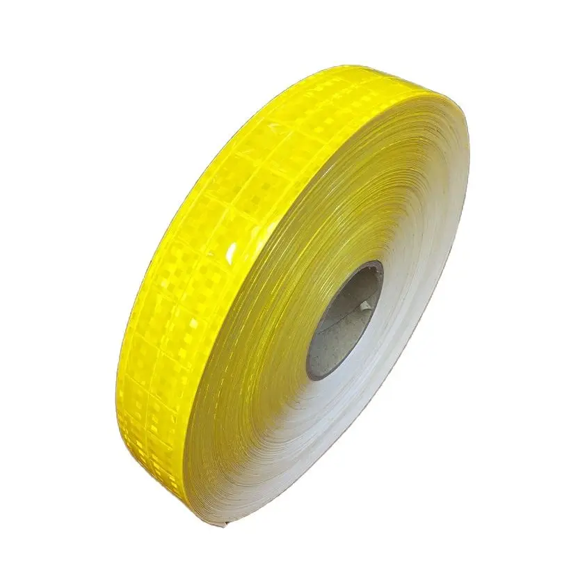 

5CM Road Traffic Flashing Small Square Safety Reflective Warning Tapes Marine Checkered Reflect PVC Strip For Clothes