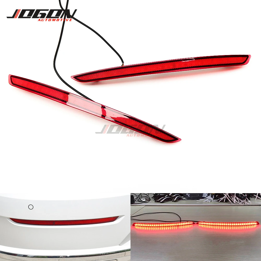 

LED Dynamic Turn Signal Light Reflector Light Rear Bumper Reflector Brake Lamp For VW For Volkswagen Arteon 2018 2019 2020