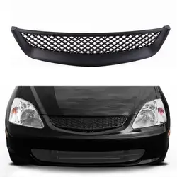 Grille Professional Direct Replacement Black Grid Design Front Kidney Grill for Honda Civic 2001-2003