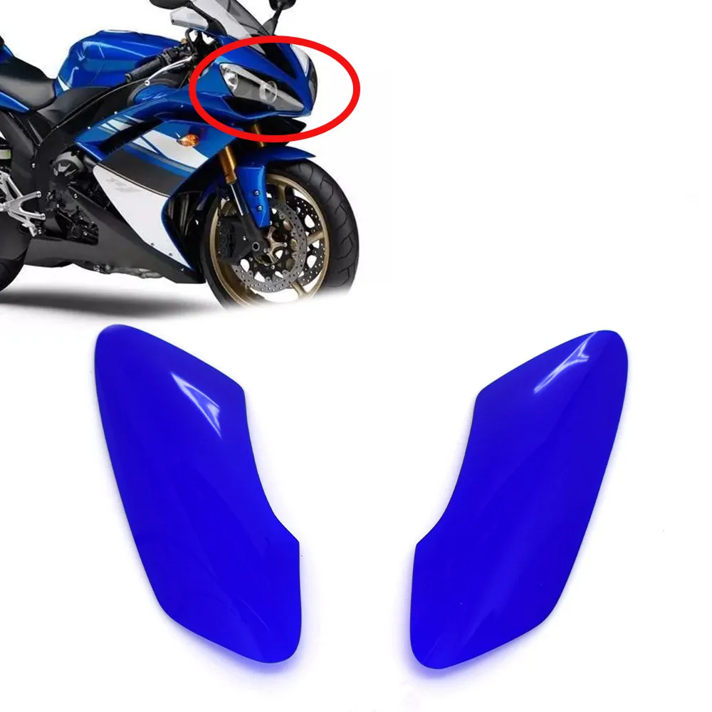 Smoke Motorcycle Headlight Protector Lens Cover Shield Case for Yamaha YZF1000 R1 YZF-R1 2007 2008