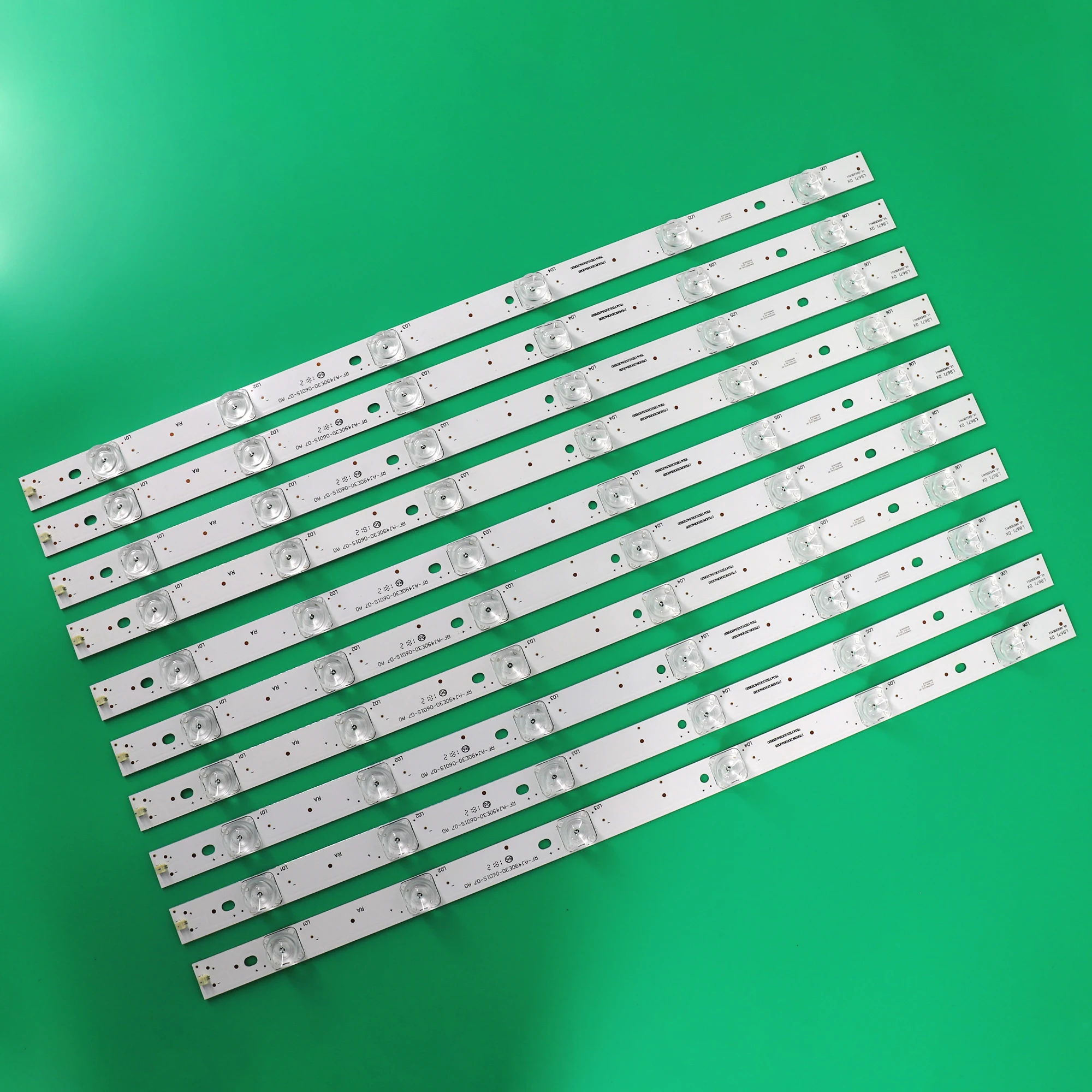 50 PCS/Set 493mm LED Backlight Strip for Sharp LC-49CUF8462ES 49CUGB362KS LC-49CUF8372ES LC-49CUF8472ES RF-AJ490E30-0601S-07 new