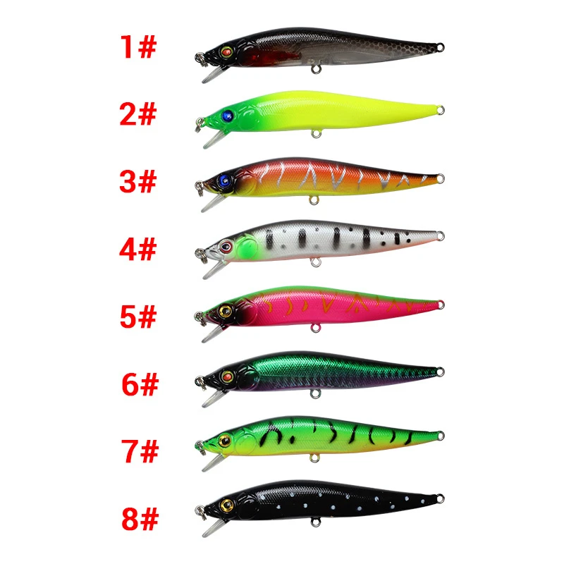 Floating  Minnow Fishing Lure 10.5cm 10g Bass Trolling Artificial Hard Bait Wobblers Lures Crankbait Pike Carp Fishing Tackle