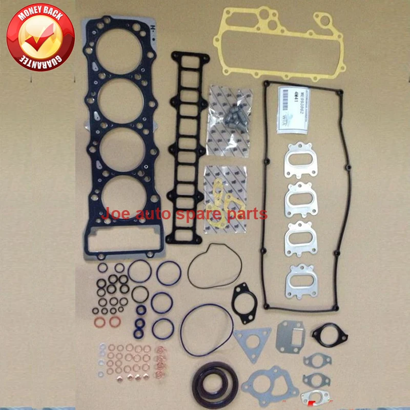 4M41 Engine Full gasket SET kit for Mitsubishi PAJERO MONTERO SHOGUN PININ 3200cc 3.2 DI-D 3.2L 98-07 51019200 ME995720 ME993318