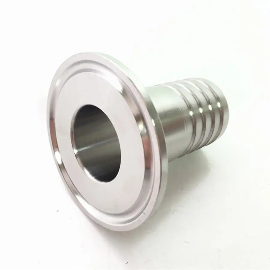 

8mm Hose Barb x 0.5" Tri Clamp SUS 316L Stainless Steel Sanitary Tri-Clamp Hosetail Coupler Fitting Home Brew