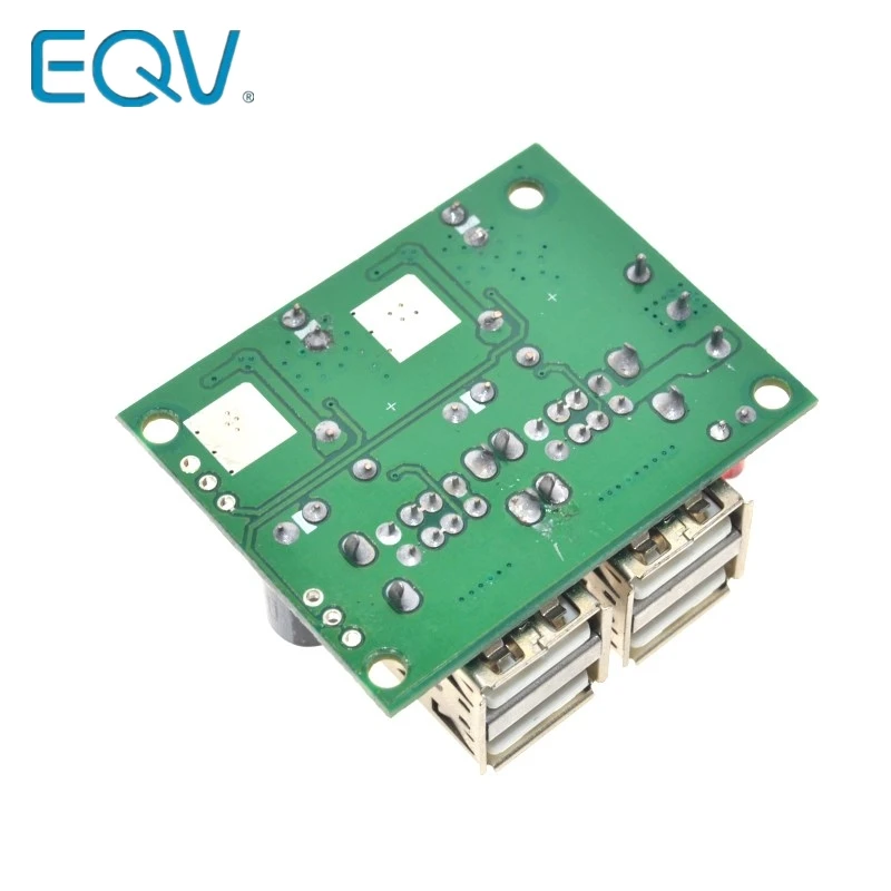 4-USB Port Step-down Power Supply Converter Board Module DC 12V 24V 40V to 5V 5A For MP3/MP4 Phone Car Equipment