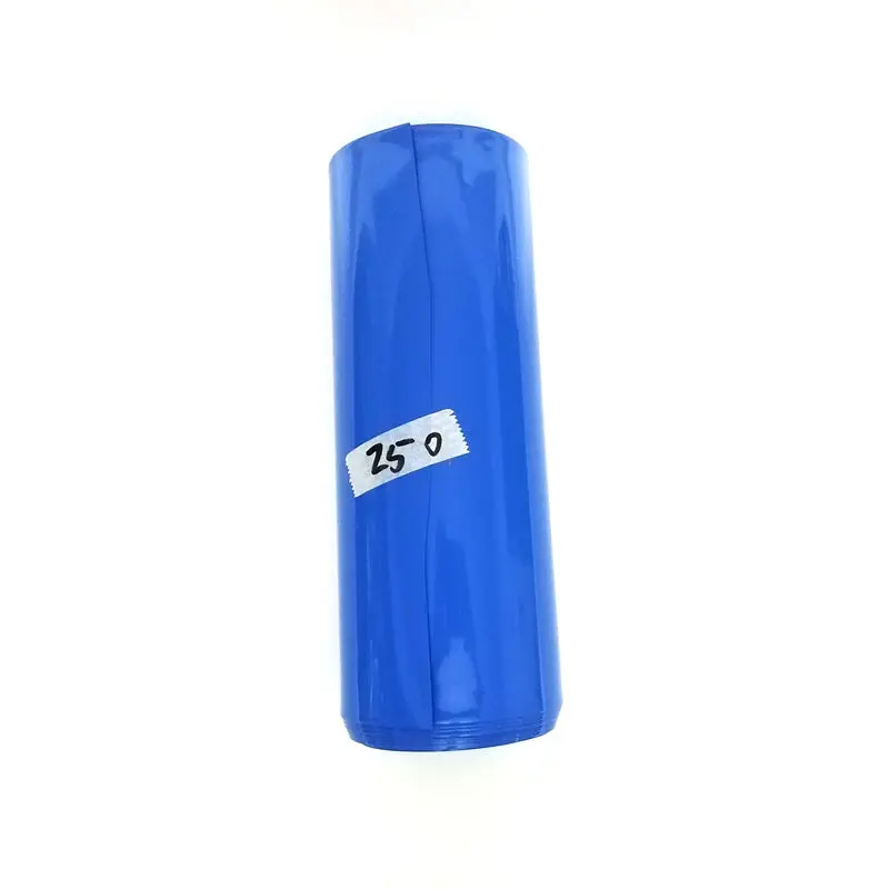 1Kg 250Mm Breedte 18650 Lithium Batterij Pvc Krimpkous Voor 26650 32650 LiFePO4 Li-Ion Lto Packs Krimpbare cover Mouwen