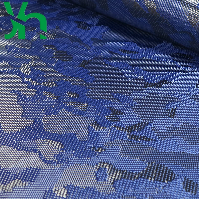 3K210 blue camouflage pattern carbon fiber cloth is suitable for personalized decoration of external parts of pickup trucks